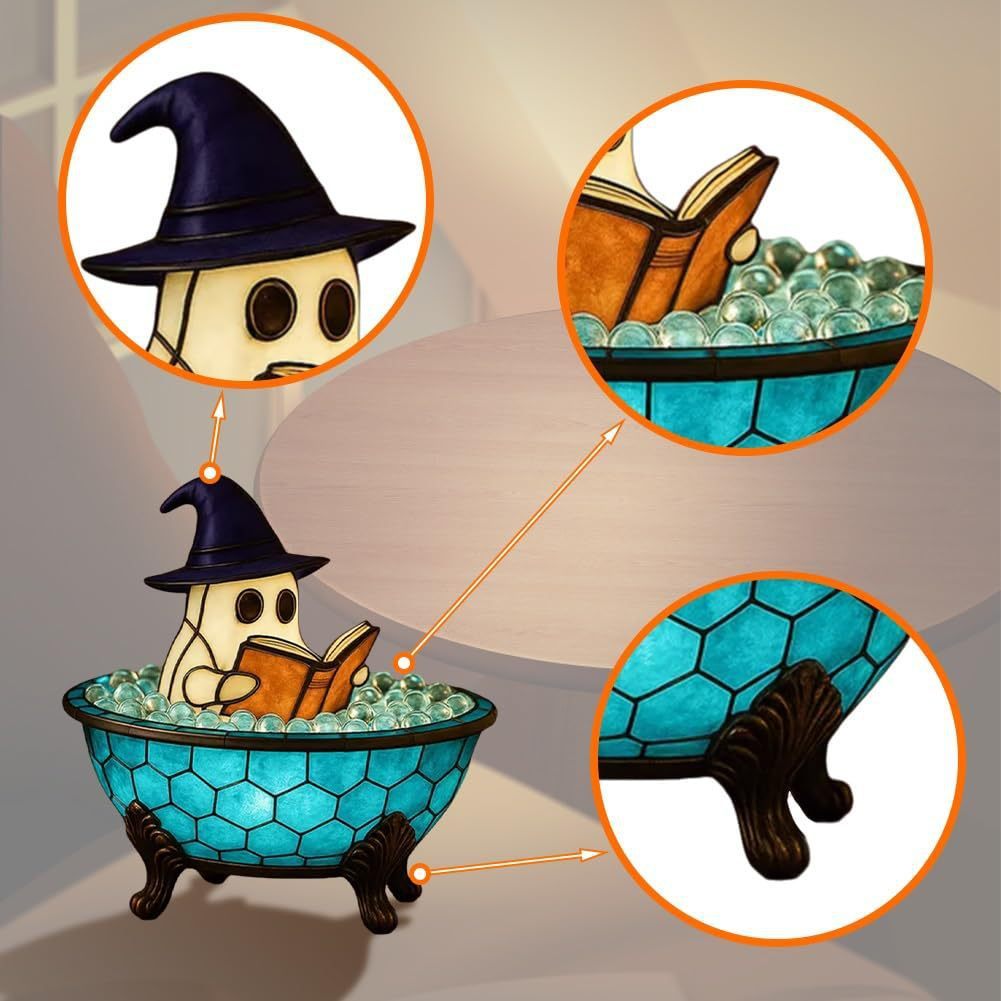 Ghost Bubble Bath Lamp Halloween Decoration