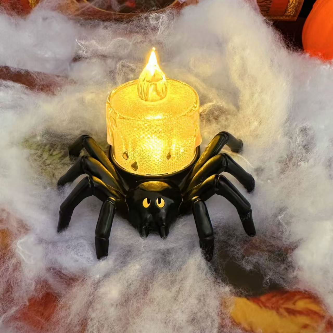 🎃 Halloween Pumpkin Spider Candle 🔥  - FREE SHIPPING with Hot Sale 25% OFF 🔥