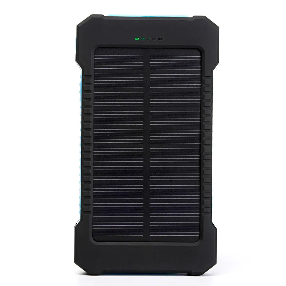 Solar Power Bank 20000mah Portable Waterproof External Battery Powerbank 20000 mah Phone Charger LED PoverBank For iphone huawei