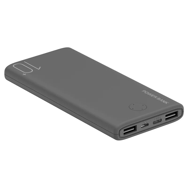 New Power Bank 20000mAh External Portable Charger Powerbank 2.1A Fast Charging LED Display Phone Charger for Smart Phone