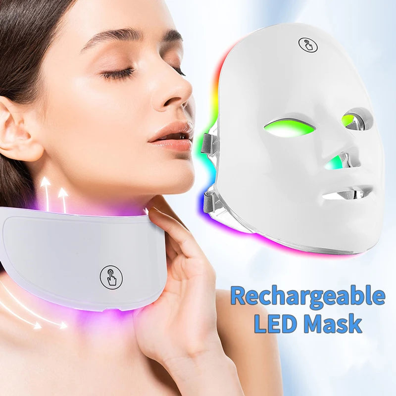 LED Photon Beauty Machine Facial Rejuvenation SPA Skin Care Tool - FREE SHIPPING