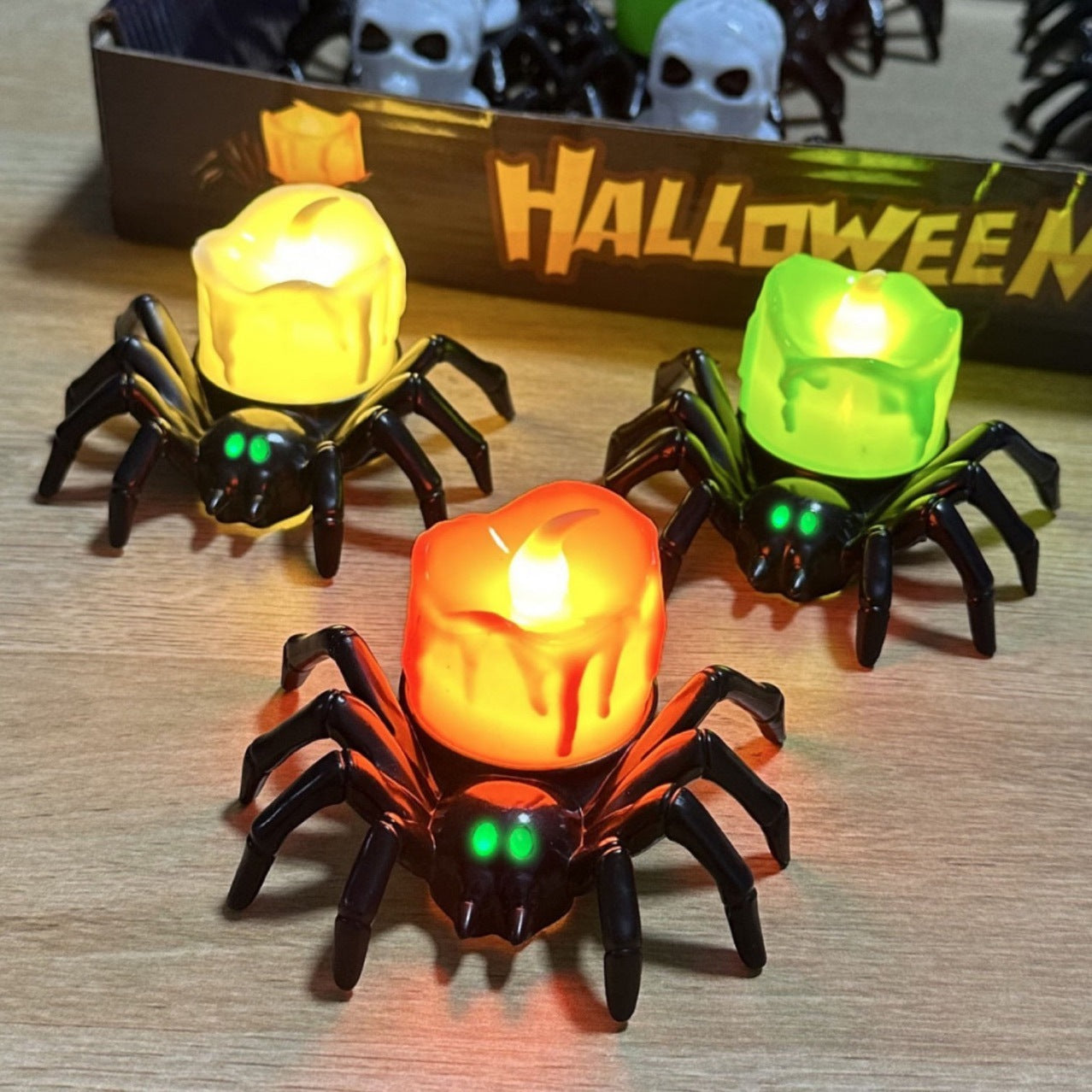 🎃 Halloween Pumpkin Spider Candle 🔥  - FREE SHIPPING with Hot Sale 25% OFF 🔥