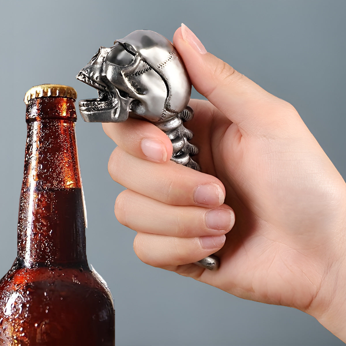 Halloween Creative Beer Alloy Skull Bottle Opener