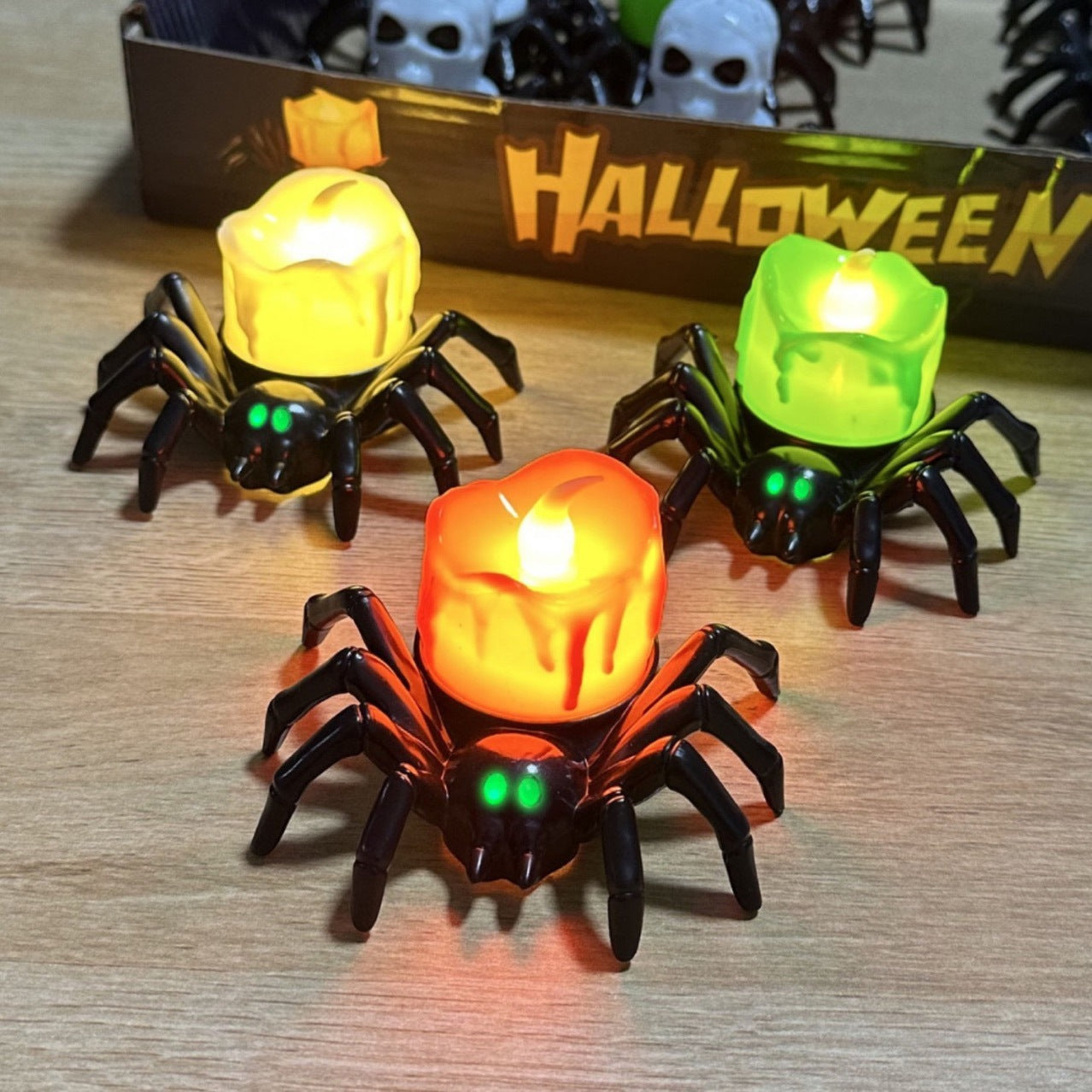 🎃 Halloween Pumpkin Spider Candle 🔥  - FREE SHIPPING with Hot Sale 25% OFF 🔥